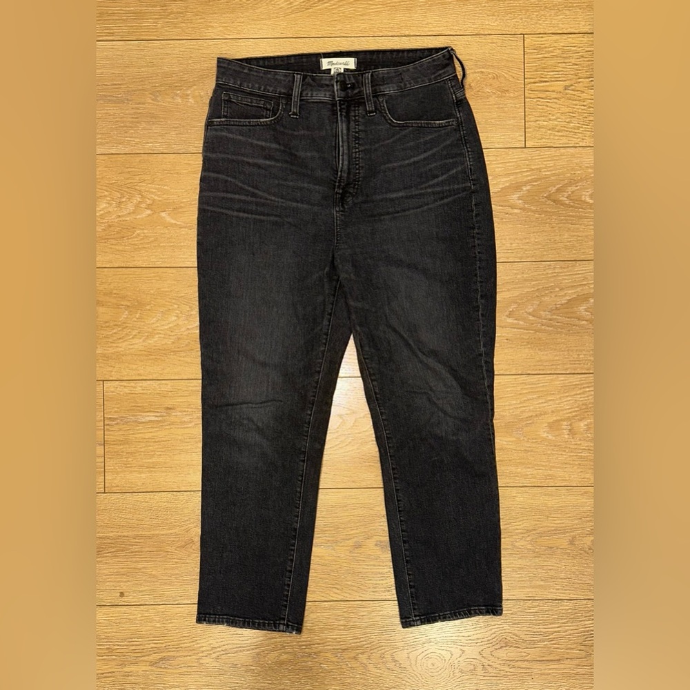 Madewell Women’s Curvy Perfect Vintage Jean | Lunar Wash (Black) | Size 29